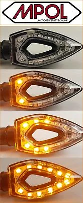 Front And Rear Arrowhead LED Sequential Indicators For Kawasaki Z 900 A 1977 • £29.95
