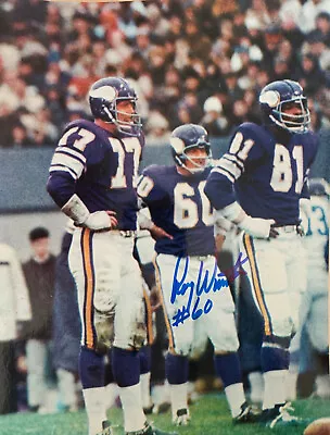 Roy Winston Minnesota Vikings Signed 8x10 Color Photo #2 W/COA • $10.99