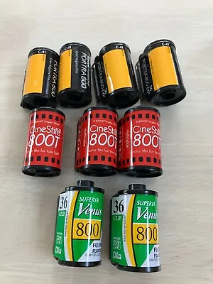 $16 • Buy Film Canisters EMPTY 35mm9 Roll  Developed Negative Cartridges Fuji Kodak