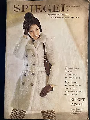 1969 Fall Winter Spiegel Catalog Fashion Electronics Toys Vintage Furniture • $34.99