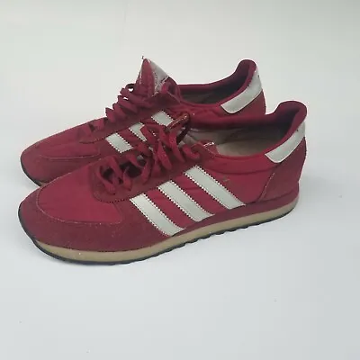 Vintage 80s Adidas Boston Running Shoes Womens 9 Rare Taiwan Original • $222.17