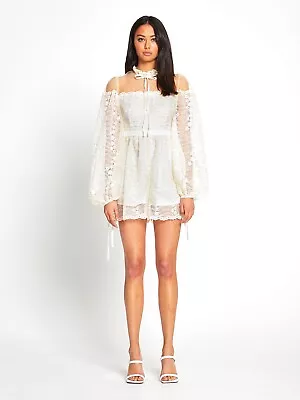 $108 • Buy Bnwt Alice Mccall Creme Moonstruck Playsuit - Size 10 Au/6 Us (rrp $395)