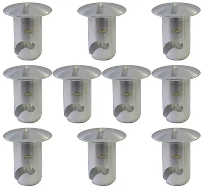 Dzus Button 7/16 .750 Slotted Aluminum Quarter Turn Fasteners 10 Pack • $29.95