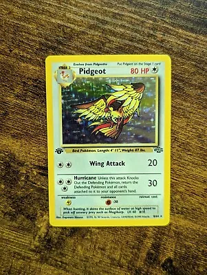 $64.99 • Buy Pidgeot Jungle 8/64 HOLO 1st Edition - Pokemon Rare! ESTIMATED Grading 7 Or 8!