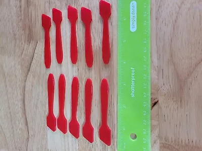 25 Disposable Plastic Mini Spatula - Crafting • $5.95