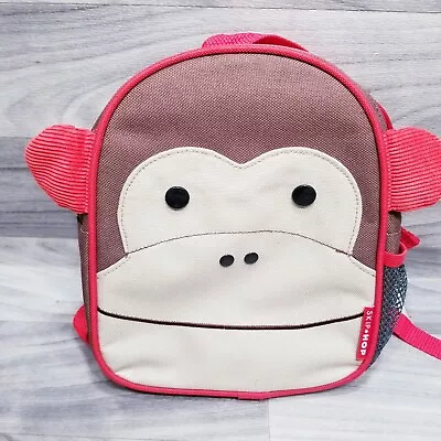 Skip Hop Toddler Kid Child Backpack Zoo Monkey Ape Face • £9.49