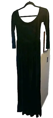 Long Black Maxi Goth Dress Never Worn NWOT M • $16.25