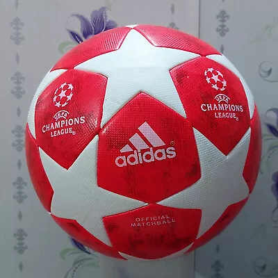 Uefa Final Champion League 2018 Soccer Ball Football Match Size 5 Thermal Red • $60