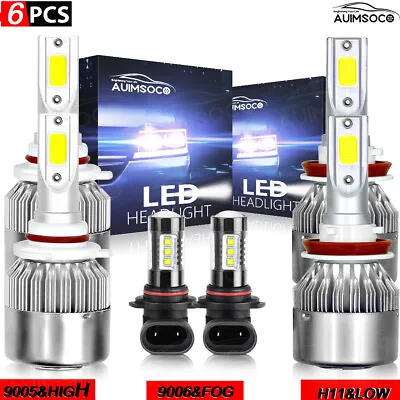 For Mazda CX-9 2007-2012 Led Headlight High/low Beam +Fog Lamp White Light Combo • $53.32