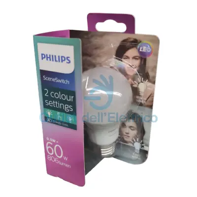 Philips LEDSS602STEP LED Ssw 60W A60 E27 Ww-Cw Fr ND 1BC/4 • $76.20