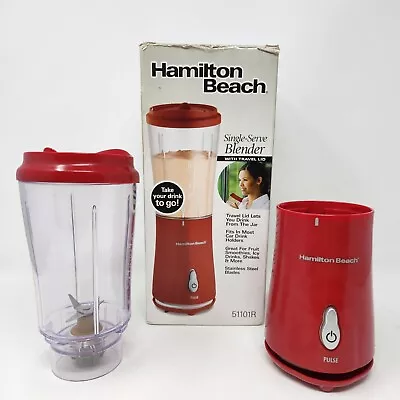 Hamilton Beach Single Serve Blender With Travel Lid 51101R • $9.99