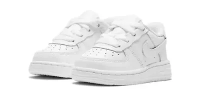 Nike Air Force 1 White Low Toddler Sz 4c Sneakers 314194-117 💥 • $55