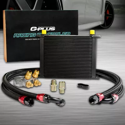 $128.91 • Buy Fit For Car/Truck 30 Row Racing Engine Racing AN10 Oil Cooler+Thermostat Adaptor