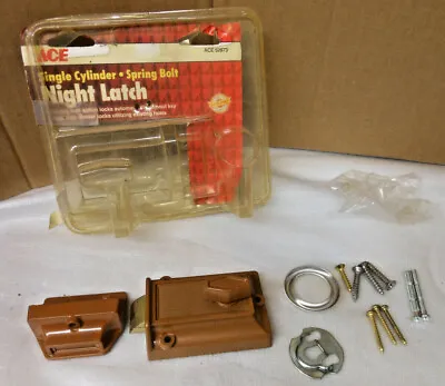 Ace Hardware Deadbolt Latch/Screws /Missing Locking Cylinder (3 1/2  X 2 1/2 ) • $5.59