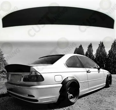 BMW E46 1999-2005 Csl Coupe Style Trunk REAR SPOILER- Fiberglass • $133