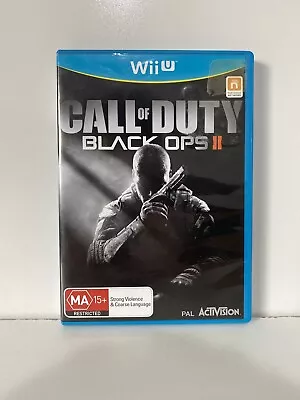 Call Of Duty Black Ops II 2 - Nintendo Wii U Complete With Manual PAL • $14.35