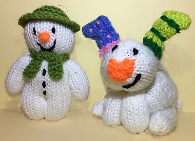 £2.99 • Buy KNITTING PATTERN -The Snowman And Snowdog Christmas Tree Decoration / 12cms Toy 