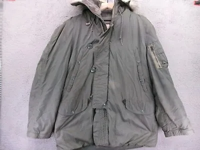 Lancer US Army Jacket Mens Medium Parka Extreme Cold Weather Type N-3B Military • $78.88