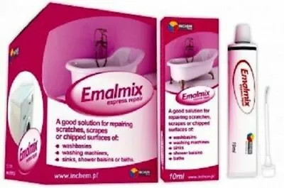 ENAMEL REPAIR KIT Bath Sink Shower Tray CHIP WHITE Ceramic Acrylic !!! • £4.99