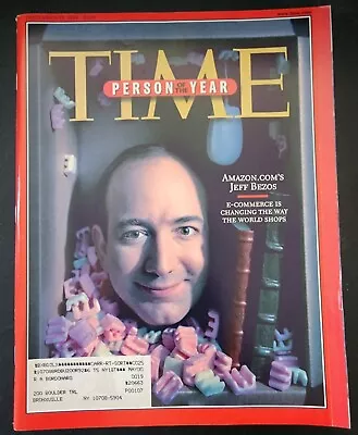 Time Magazine December 27 1999 Person Of The Year Jeff Bezos Amazon Y2K B45:1672 • $10.36