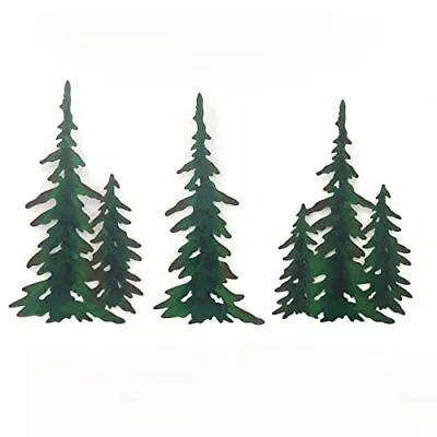 Pine Decoration Pine Metal Wall Art Outdoor Metal Wall Art Tree Wall Art • $30.68