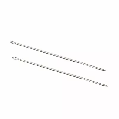 HIC 2pc Stainless Steel Meat Trussing Needles Set - Easily Truss Poultry &... • $9.99