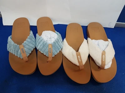 £25 • Buy Reef Womens Beach Bum Strand Summer Beach Sandals Thongs Flip Flops UK 5
