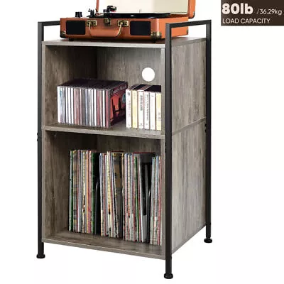 180LPs 3-Tier Vinyl Record Player Stand Storage Cabinet Turntable Stand - 80lbs • $90.79