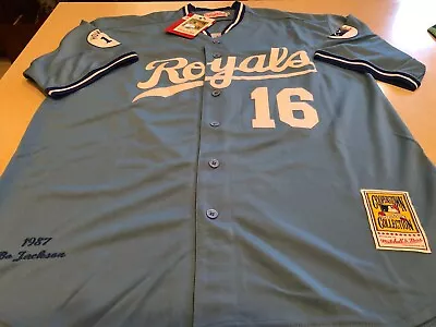 Mitchell & Ness Cooperstown Collection 1987 Royals Bo Jackson Jersey - Mens XL • $119.99