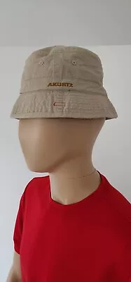 A. Kurtz Camo Buckley Reversible Bucket Khaki Unisex Hat 100% Cotton Size Small • $18