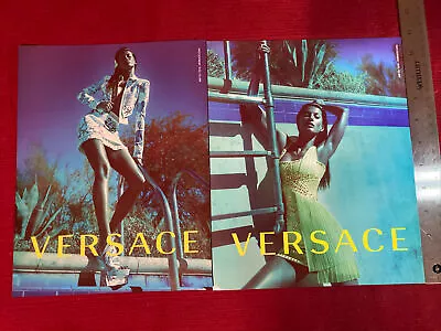 Model Gisele Bunchen For Versace Fashions  2012 Print Ad • $6.95