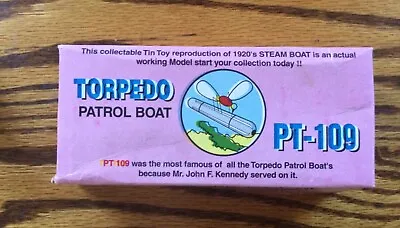 Tin  Live Steam John F. Kennedy PT-109 Boat Model • $15