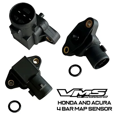 VMS Racing 4 Bar Race Map Sensor For Honda Acura B D H F Series Turbo Engines • $32.88