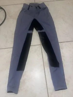 Kerrits Gray Black Equestrian Riding Leggings Pants XS-Small • $14