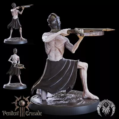 $59.58 • Buy Lot Of 3  Penitent Crossbowman   CRUSADE Wargame Miniature, RPG, D&D, TABLETOP