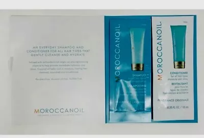 10 For $14.99 Moroccan Oil Shampoo & Conditioner Sample  Packs. • $14.99