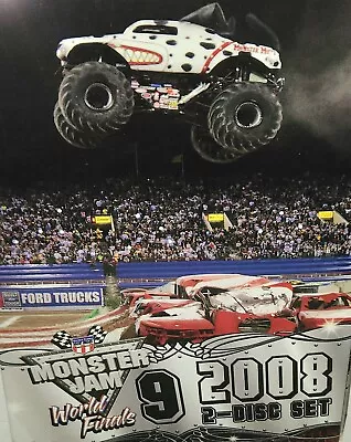 Monster Jam World Finals 9 2008 (2- Discs DVD) 24 Trucks Racing Freestyle RARE • $44.95
