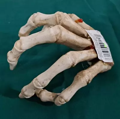 Halloween   2.5 X 5  Tall Resin Skeleton Hand Table Decoration Bone Hand • $12.88