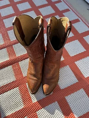 Frye Billy Leather Cowboy Boots Women's Western Brown 7.5 • $80