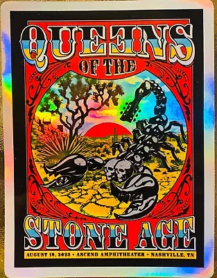 Queens Of The Stone Age Nashville Foil Sticker • $12