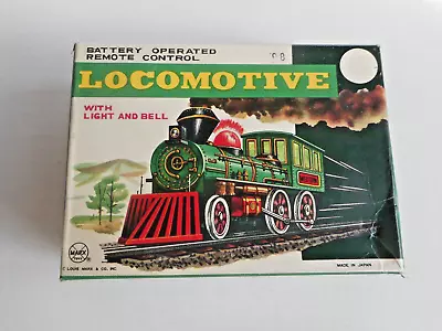 Vintage Marx Battery Operated Western Locomotive W/ Light & Bell MIB Working • $44.99