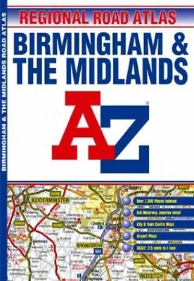 Midlands Regional Road Atlas (A-Z Road Maps... By Geographers' A-Z Map Paperback • £10.35