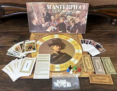 Vtg Masterpiece Board Game Parker Brothers 1970 99% Complete And Playable • $40