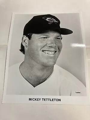 1980s Tadder Baltimore Orioles Mickey Tettleton Team Issue Photo Card 2 8 X 10 • $9.99