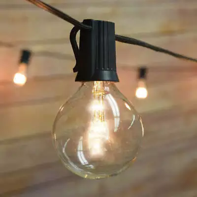 31 FT Shatterproof Light Bulb LED Outdoor Patio String Light Set 10 Socket E12 • $33.31
