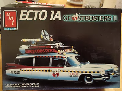 AMT Ghostbusters II ECTO 1A Model Car Kit 6017 1:25 1959 Cadillac • £68