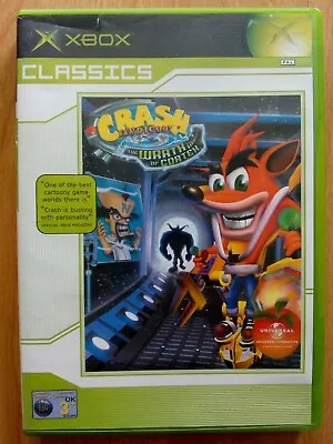 Crash Bandicoot Wrath Of Cortex For XBOX  Incudes Manual  - One Private Owner  • £10.99