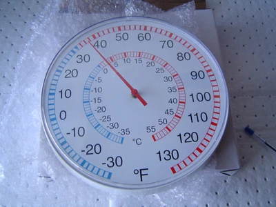 £10 • Buy RS PRO Wall Mount Dial Thermometer -35 - +55 °C