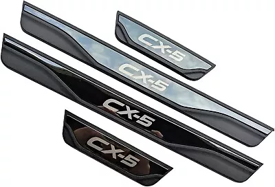 For 2023 Mazda CX5 CX-5 Accessories Door Sill Scuff Plate Protector Trim Cover • $60.51