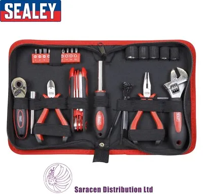 Sealey 28 Piece Compact Underseat Motorcycle Tool Kit - Ms164 • $29.69